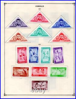 Jordan 1950-1964 Collection Of 85 Stamps & 8 Souvenir Sheets All Complete Sets