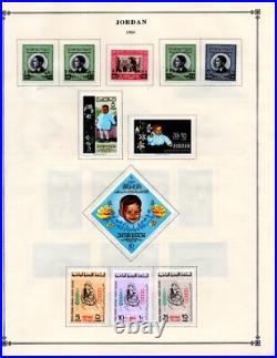 Jordan 1950-1964 Collection Of 85 Stamps & 8 Souvenir Sheets All Complete Sets