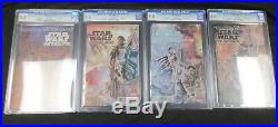 Journey To Star Wars Shattered Empire Lot Of 4 All Cgc 9.8 Beautiful