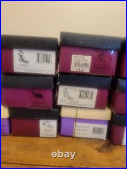 Just The Right Shoe Lot 20+Raine Shoe Figurines Used With Boxes