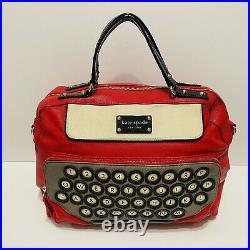 KATE SPADE All Typed Up Clyde Typewriter Bag MINT EUC SUPER RARE & COLLECTABLE