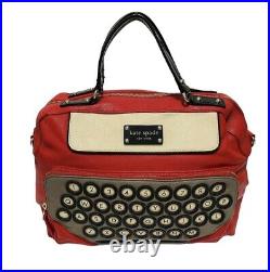 KATE SPADE All Typed Up Typewriter Clyde Bag MINT EUC SUPER RARE & COLLECTABLE