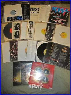 KISS / Classic & Re-Issue LP Collection Mint To VG + Overall Grading, All Inserts