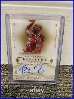 Kevin Garnett /15 2019-20 Immaculate Collection All-Star Lineage On-Card Auto