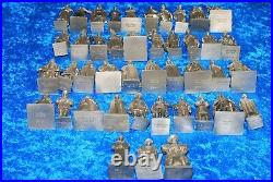 Kings and Queens of England Franklin Mint Set 43 Pewter Figurines All COA's
