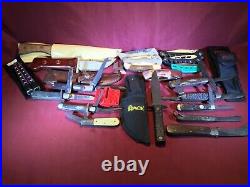 Knife Lot 13 Vintage 2 Case XX Camillus Old Timer 96OT Boker Barlow Gesco FLAW