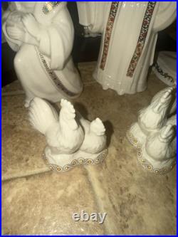 LENOX CHINA JEWEL 26 PC NATIVITY SET ALL PIECES ARE MINT WithRARE DOVE SELLER