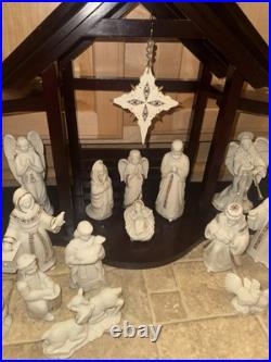 LENOX CHINA JEWEL 26 PC NATIVITY SET ALL PIECES ARE MINT WithRARE DOVE SELLER