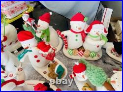 LOT (14)Hallmark Christmas Animated Snowman Jingle Pals Vintage-present ALL WORK