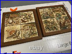 LOT 8+2, Picturesque Harmony Kingdom Art Tile Collection Noah's Park, FREE SHIP