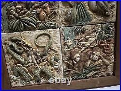 LOT 8+2, Picturesque Harmony Kingdom Art Tile Collection Noah's Park, FREE SHIP