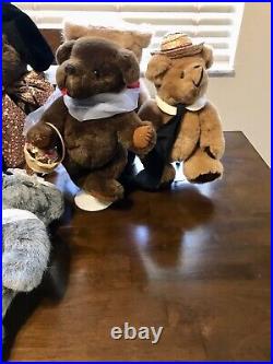 LOT Of 11 Kent Collectible Teddy Bears Circa 1985 Jean Steel Originals