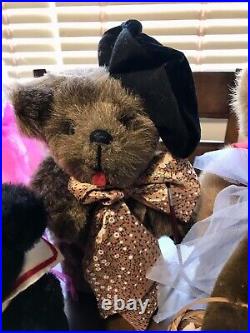 LOT Of 11 Kent Collectible Teddy Bears Circa 1985 Jean Steel Originals