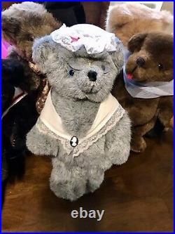 LOT Of 11 Kent Collectible Teddy Bears Circa 1985 Jean Steel Originals