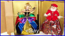 LOT all 5 BARBIES in THE WINTER PRINCESS COLLECTION