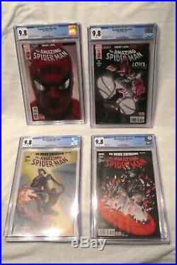 LOT of 4 Amazing Spider-Man #795 796 797 798 First Red Goblin All CGC 9.8