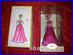 LOT of ALL 16 DISNEY DESIGNER DOLLS 10 PRINCESSES & 6 VILLIAN DOLLS