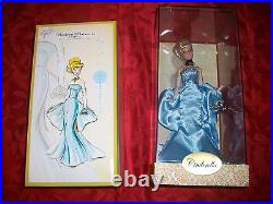 LOT of ALL 16 DISNEY DESIGNER DOLLS 10 PRINCESSES & 6 VILLIAN DOLLS