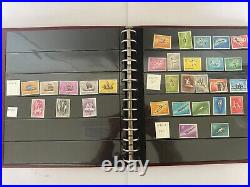 Large Foreign Stamp Collection, 19 Pages of Stamps, Sets, Blocks, All Mint, New