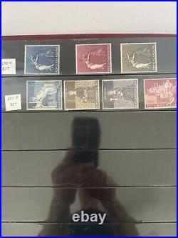 Large Foreign Stamp Collection, 19 Pages of Stamps, Sets, Blocks, All Mint, New