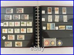 Large Foreign Stamp Collection, 19 Pages of Stamps, Sets, Blocks, All Mint, New