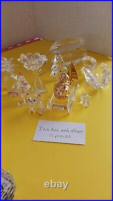 Large Lot Swarovski and Iris Arc Crystal Figurines