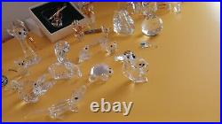 Large Lot Swarovski and Iris Arc Crystal Figurines