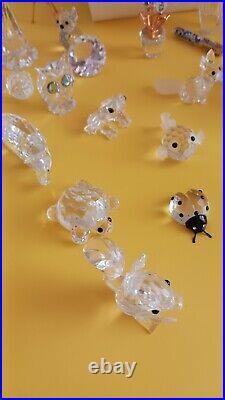 Large Lot Swarovski and Iris Arc Crystal Figurines