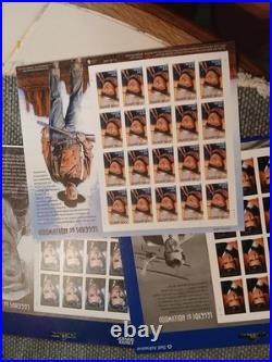 Large Us Stamp Collection All Pictured Fv$180+