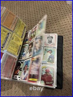 Last Baseball Card Booklet Lot! All Pages Full, Some Rare! Full Book Collection
