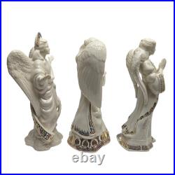 Lenox China Jewels Figurine Lot Angel of Peace Love Light Harmony Nativity Kings