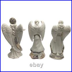 Lenox China Jewels Figurine Lot Angel of Peace Love Light Harmony Nativity Kings