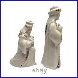 Lenox China Jewels Figurine Lot Angel of Peace Love Light Harmony Nativity Kings