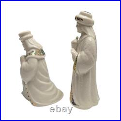 Lenox China Jewels Figurine Lot Angel of Peace Love Light Harmony Nativity Kings