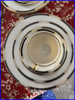 Lenox Presidential Collection China Lot 42 Pieces Blue Gold USA Made