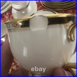 Lenox Presidential Collection China Lot 42 Pieces Blue Gold USA Made