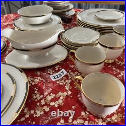 Lenox Presidential Collection China Lot 42 Pieces Blue Gold USA Made