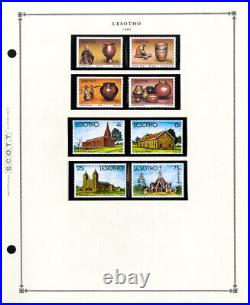 Lesotho Nearly All Mint Clean Useful 1940s to 1980s Stamp Collection