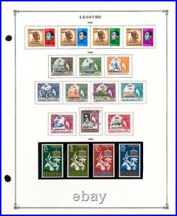 Lesotho Nearly All Mint Clean Useful 1940s to 1980s Stamp Collection
