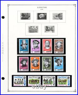 Lesotho Nearly All Mint Clean Useful 1940s to 1980s Stamp Collection