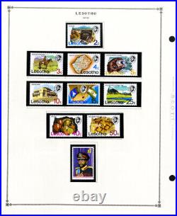Lesotho Nearly All Mint Clean Useful 1940s to 1980s Stamp Collection
