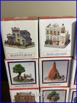 Liberty Falls Americana Collection Lot of 42 In Original Boxes With Paperwork