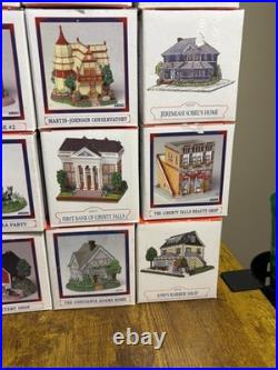 Liberty Falls Americana Collection Lot of 42 In Original Boxes With Paperwork