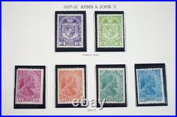 Liechtenstein 1917-1959 Collection Of 160 Stamps All In Minkus Album