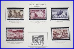 Liechtenstein 1917-1959 Collection Of 160 Stamps All In Minkus Album