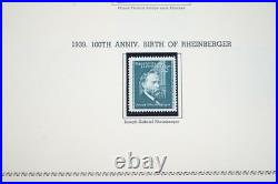 Liechtenstein 1917-1959 Collection Of 160 Stamps All In Minkus Album