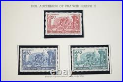 Liechtenstein 1917-1959 Collection Of 160 Stamps All In Minkus Album