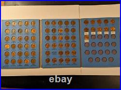 Lincoln Cent collection 1909-1969 140 coins all different dates and mint marks