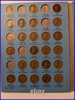Lincoln Cent collection 1909-1969 140 coins all different dates and mint marks