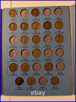 Lincoln Cent collection 1909-1969 140 coins all different dates and mint marks